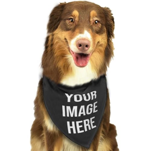 Custom Dog Bandana Bulk Personalized Dog Bandana Your Own Logo Te...