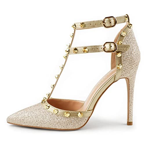 Ankle Strap Heels for Women Stilettos Pumps