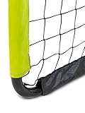 EXIT Toys Tempo Stahl-Fußballtor - Inklusive Ankernägel - Rostbeständig - Fußballtor für Kinder - Für den Garten - Trainiere Deine Fußballfähigkeiten - 180x120 cm - Grün/Schwarz - 5