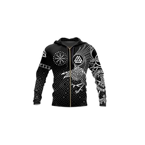 Sweat à capuche Viking aigle pour remplacer les pulls ternes en automne