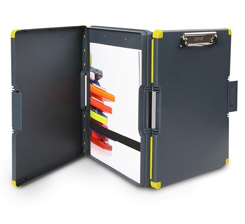 Estojo e organizador dupla face Dexas Clipcase, amarelo