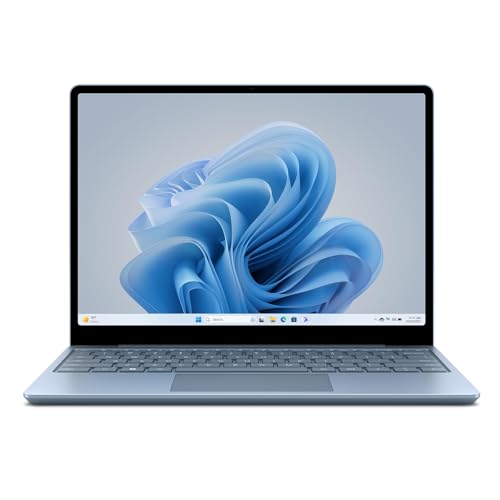Microsoft Surface Laptop Go 3 (Windows 11, écran Tactile 12,45', Intel Core i5, 8 Go RAM, 256 Go SSD, Bleu Glacier, Clavier français)