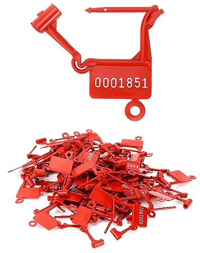 Sellos de seguridad de plástico con numeración antirrobo para bolsas y maletas