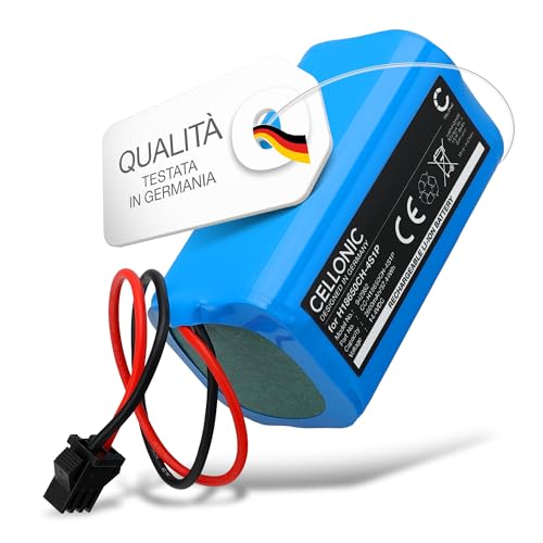 Cellonic, Batteria Per Aspirapolvere Compatibile Con Ultenic H18650CH-4S1P, D5S Pro, T10 Elite, TS1 (14.4V, 2600Mah)
