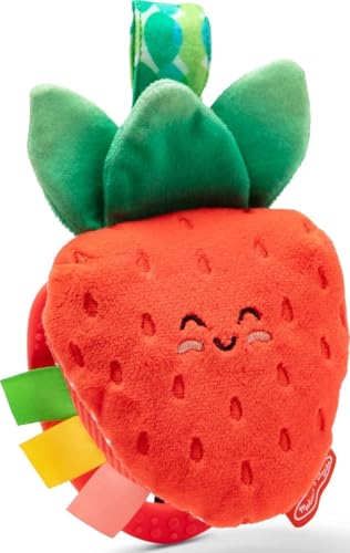 Image of Melissa & Doug Peek-a-Boo Berry Take-Along Toy with Teether, Clip-On Stroller Toy for Baby Ages 12m+