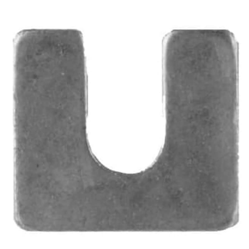 Sherco-Auto Zinc Plated Steel Body Shims - 1/8" Thick - 3/4" Slot - 2" x 1-1/2" O.D. - 50 Pack