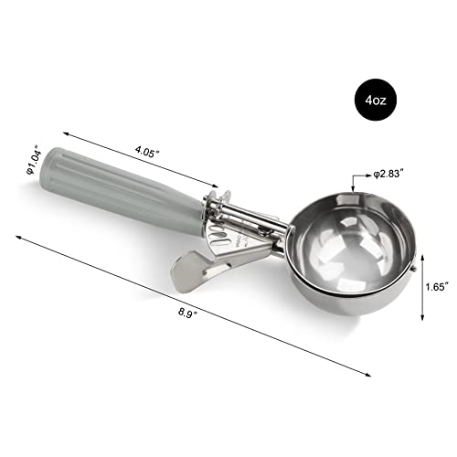 New Star Foodservice 34769 Commercial-Grade Thumb Press Food Disher/Ice Cream Scoop thumb #1