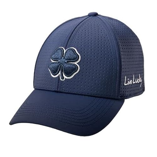 Black Clover Perf 6 Navy Hat With Navy Clover S/M #TOP1