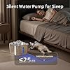 SARPAWS Cat Water Fountain Stainless Steel：74oz/2.2L Water Fountains for Cats Indoor, Cat Fountains for Drinking, Ultra-Quiet, Water Level Window, Pet Water Fountain - 2 Filters + 2 Sponges #5