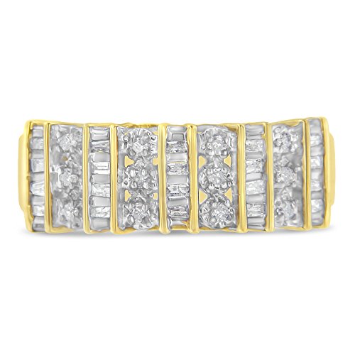 Original Classics 10K Yellow Gold Diamond Band (0.31 Cttw, H-I Color, SI2-I1 Clarity) - Size 7