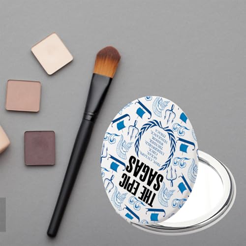 Espejo compacto redondo para maquillaje 2.75 pulgadas miniatura 4