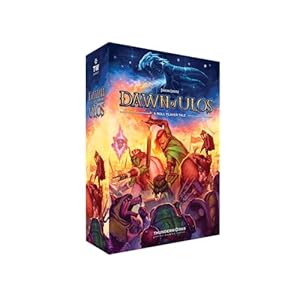 Dawn of Ulos Board Game | Manipulate The Mortal Relams | Stock Market Style Economy Manipulation Strategy Tile Placement Game with Miniatures | Ages 14+, 1-5 Players, 60-90 Min | Thunderworks Games