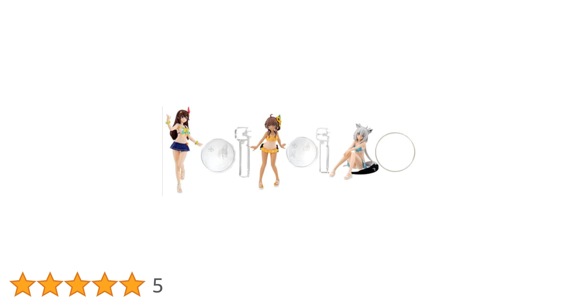 ホロライブ サマーコレクション Vol.1 白上フブキ・夏色まつり・ときのそら ときのそら」「夏色まつり」「白上フブキ」が水着姿でフィギュア