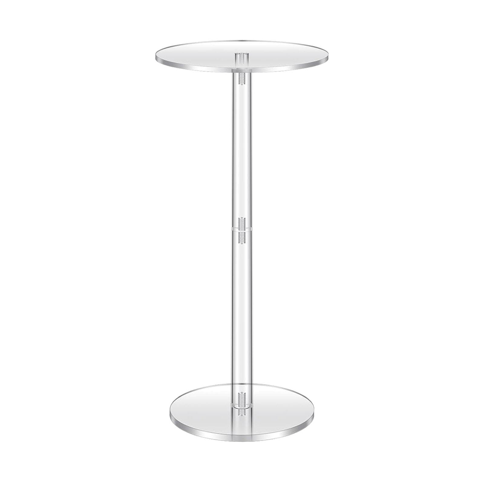 ZGUZMCMK Clear Acrylic Flower Stand 60cm Tall Column Wedding Flower Stand Elegant Column Vase Pedestal, Suitable for Home, Office, And Restaurant Event Decoration, Multi, 60cm