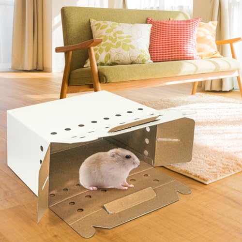 disposable cardboard pet carrier for small animals-12 pack