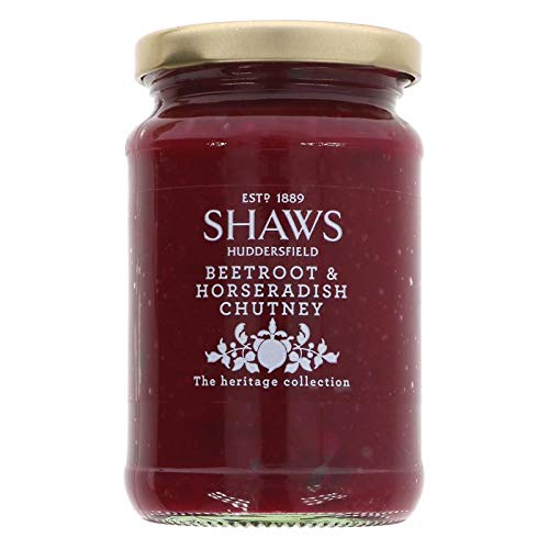 Shaws Beetroot & Horseradish Chutney 300g (Pack of 6