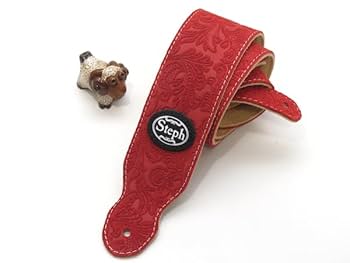 Amazon.co.jp: Steph）レザーストラップ BS-1029 スエードレッド
