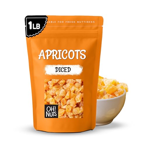 Oh! Nuts Dried Apricot Diced No Sugar Added (1 lb)