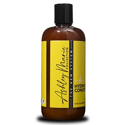 The Hair Diagram - Ashley Marie Collection Hydrating Conditioner - Natural Nourishing Ingredients - Lemon Myrtle Scent - Strengthening Conditioner Enriched With Aloe - Color Safe - Paraben & Sulfate Free - 12Oz #TOP2