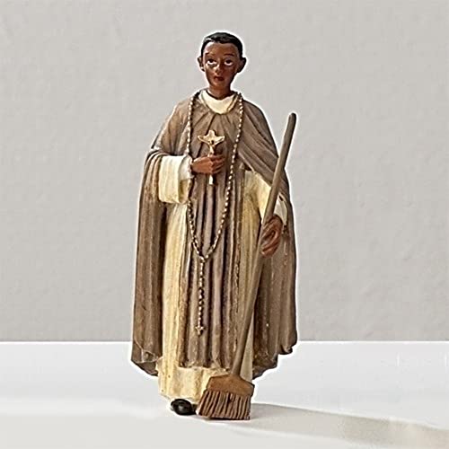 Roman - St Martin De Porres, 4' H, Patrons and Protectors Collection, Religious Gifts, Faith,...