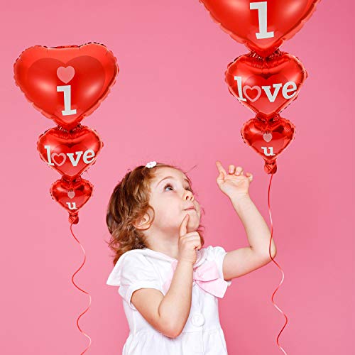 WILLBOND Confezione da 20 Rosso Palloncini a