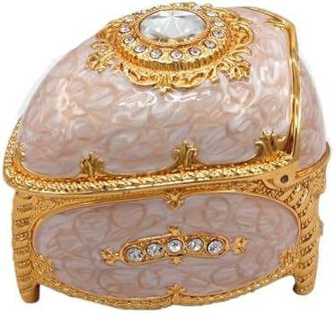 Zinc Alloy Jewelry Box Personality Metal Handicrafts Display Portable Storage image 2