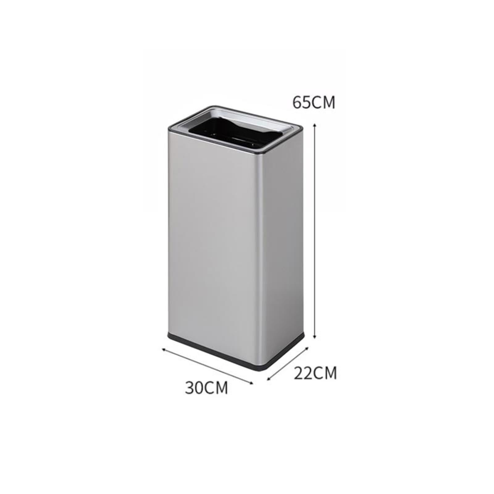 Cubo de basura y residuos para interiores de cocin Diseño De Bote Basura for Restaurante, Cocina, Oficina En Casa bote de basura(Grey)