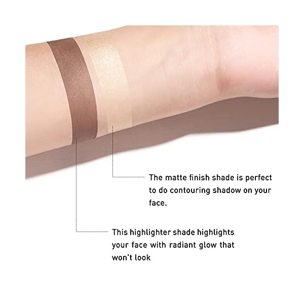 Focallure-2-Pcs-Contour-Foundation-Stick-Highlighter-Bronzer-Pen-Face-Brightens-Shades-Pencil-Highlighting-Shade-Longwear-Makeup-Highlight-Bronzer-Shaping-Trimming-Stick-FA01-19068-24 FOCALLURE 2 Pcs Contour Foundation Stick, Highlighter & Bronzer Pen, Face Brightens & Shades Pencil, Highlighting Shade Longwear Makeup, Highlight Bronzer Shaping Trimming Stick,Neutral