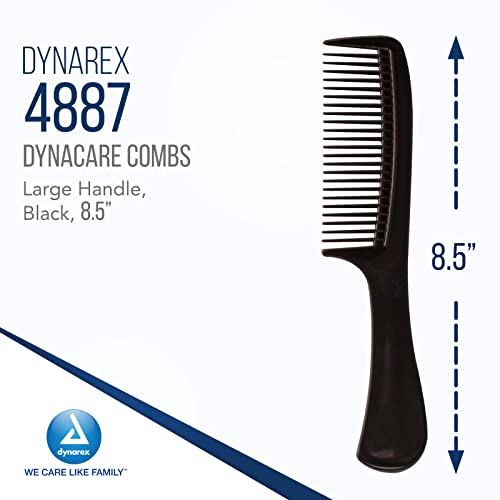 Peine de plástico Dynarex 21.68 cm con dientes finos miniatura 2
