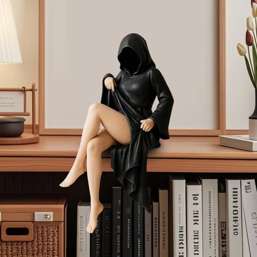 Estatua misteriosa gótica de resina para decoración miniatura 2