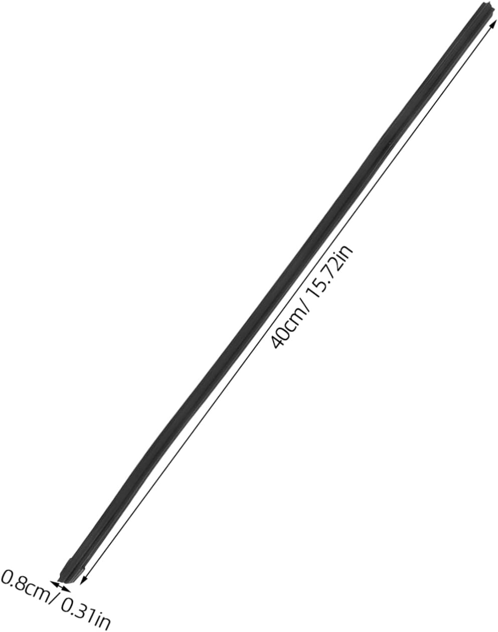 IMIKEYA 2pcs Windshield Wiper Refills for Compatibility Wide Strips for Easy Installation for Cars and Suvs