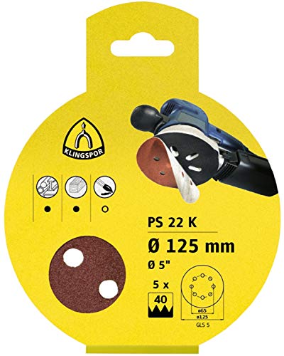 Klingspor grinding systems GmbH and Co. KG SCPS22K1 sanding sheet K.120 triangular punched velcro Klingspor - Image 4
