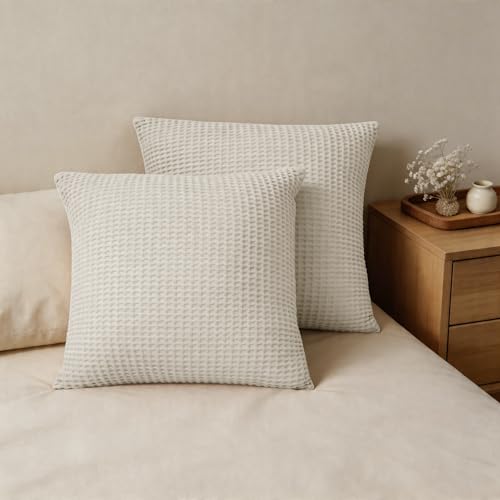 CHUFFED Cotton Waffle Pillowcase