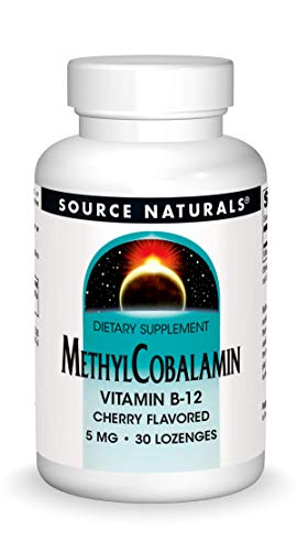 Source Naturals Methylcobalamin Vitamin B-12 1000Mcg Cherry Flavored - 30 Lozenges #TOP11