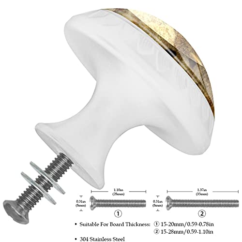 Boutons d'armoire empreinte de patte pour rénover facilement une vieille commode usée