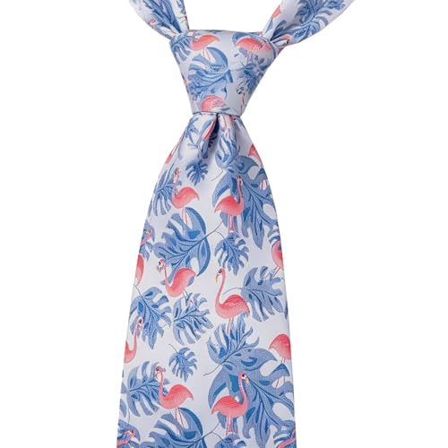 Image of Alizeal Mens 3.15'' Gradient Novelty Pattern Tie Set with Pocket Square Casual Color Tie Set