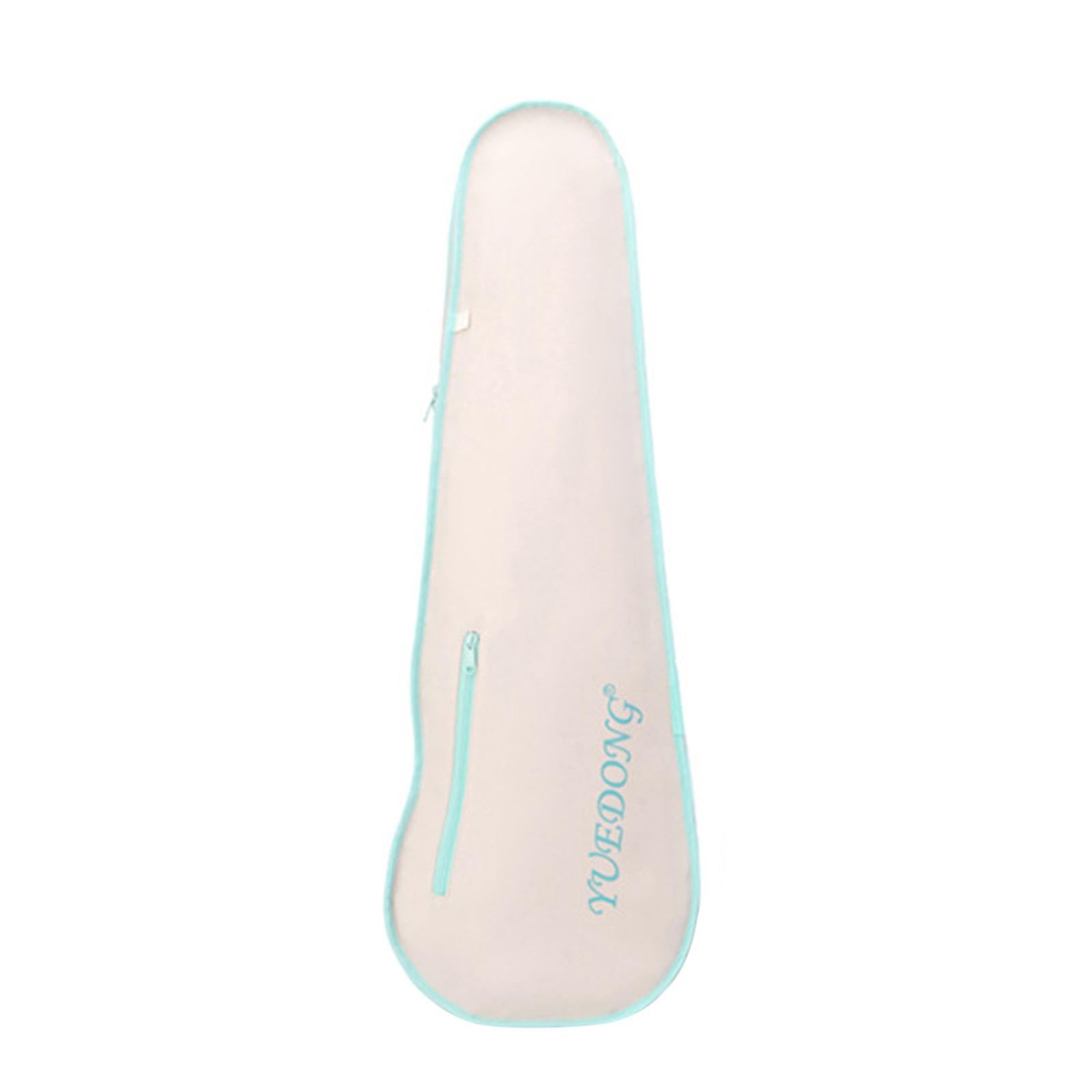 4/4 Geigenkoffer, Tragbare Tragetasche, Modisch mit Verstellbaren Gurten, Schutz für Geigen Im Freien, Rosa Weiß