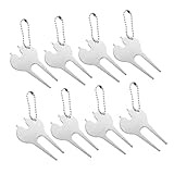 MUSISALY 8stücke Golplatz Divot Reparatur Golplatz Divot Reparatur Werkzeug Leicht Gras Werkzeug