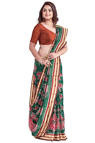 NUAPATANAPATA green sambalpuri silk saree – image 2