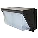 LED Wall-Pack Glass Lens- 100W 5000K Commercial Outdoor Light Fixture ( Out-Door Security Porch Lighting for Industrial Out-Side ) 120-277V