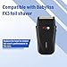 Replacement Head Compatible with BaByliss FX3 Foil Shaver, Replacement Blade Compatible with BaByliss Pro FX3 Foil Shaver Replacement Head, FXX3RFB Black Razor Replacement Foil Head with 2 Cutter-1PCS