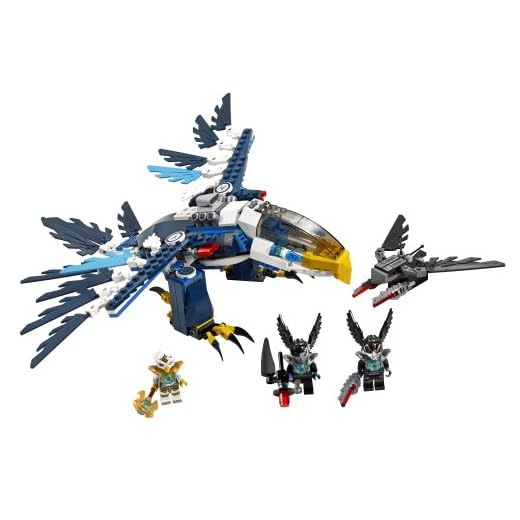 LEGO Legends Of Chima - Playthèmes - 70003 - Jeu de Construction - L'intercepteur Aigle d'eris