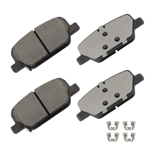 Image of cciyu D2199 Rear Ceramic Disc Brake Pads Kit For Hyundai For Palisade 2020-2023,For Hyundai For Santa Fe 2019-2020,For Kia For Telluride 2020-2023