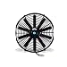 (Pack of 2) Universal 14" Electric Radiator Cooling Fans Slim Push Pull 12V 80W Engine Fan with Mount Kit(Diameter 13.98" /14.76" Depth 2.76")