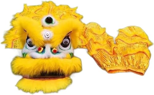 Fitness Toys Children's Costume Props Lion Dance Set Classical Lion Dance Dragon Dance Lion Dance Performance Lion Head for Lion Dance Performance(8in)