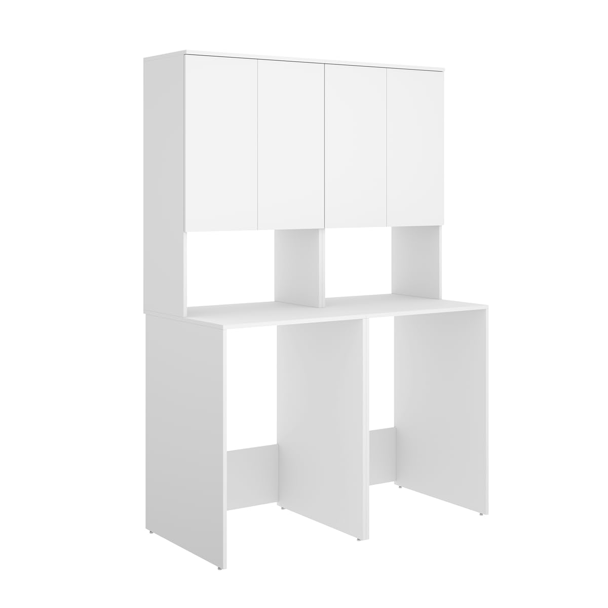 DEKIT - Conjunto DE Muebles para Lavadora Y Secadora con ALTILLO 190x126,6x62cm