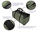 TESSLOVE Firewood Log Carrier Tote Bag,Canvas Firewood Holder，Extra Large Durable，Best for Fireplaces,Wood Stoves,Firewood,Logs, Camping,Landscaping (L, GREEN)