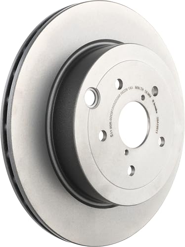 Brembo 09.A198.11 Hintere Bremsscheibe mit UV Lackierung, Anzahl 2