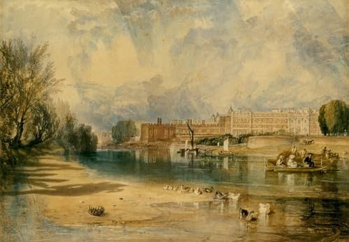 Peinture Turner Hampton Court - Impression sur toile premium pour salon