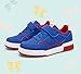 LUCKY STEP Kid's Slip On Sneaker Comfort Casual Running Tennis School Low Top Sneaker Strap Athletic Walking Shoes for Children/Boys/Girls (Royal Blue,Little Kids 13)